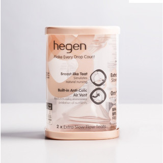 TÁCH LẺ 1 NÚM - Núm ti bình sữa Hegen cho bé, ĐỦ SIZE