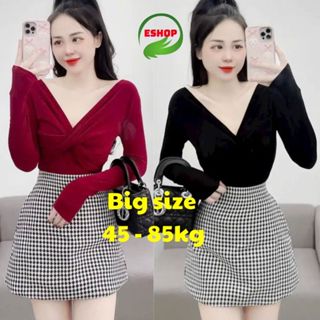 Áo Thun Nhũ Bígize Tay Dài Vải Mỏng ESHOP Áo Thun Nữ Kim Tuyến Nhũ Dài Tay Xoắn Ngực Ôm Body Đẹp Dễ Thương Xinh MS025