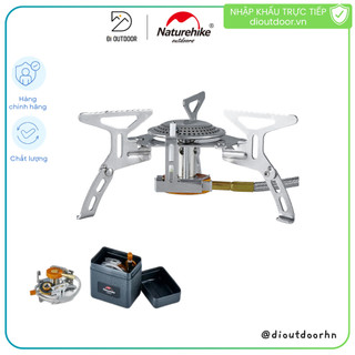Bếp ga dã ngoại gấp gọn naturehike nh21rj009 có đầu chuyển
