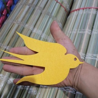 Chim én bằng vải dạ, chim én trang trí tết, chim én xốp nhũ