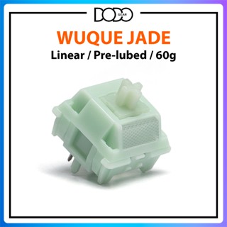 Switch Wuque Studio WS Switch Jade linear 60g tản LED tốt công tắc bàn phím Wuque WS Jade DoDo Gear