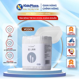 Tăm bông vcool 2 đầu cao cấp cho bé