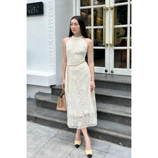 Váy ren cao cấp cổ yếm Vivan Dress Cloudy Dress