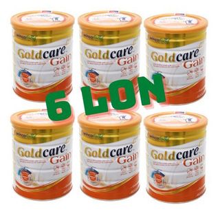 Combo 6 lon Sữa bột Wincofood Goldcare Gain