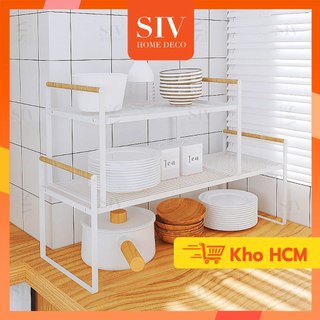 SIV Kệ gầm bếp đa năng để đồ đựng gia vị xoong nồi 2 màu