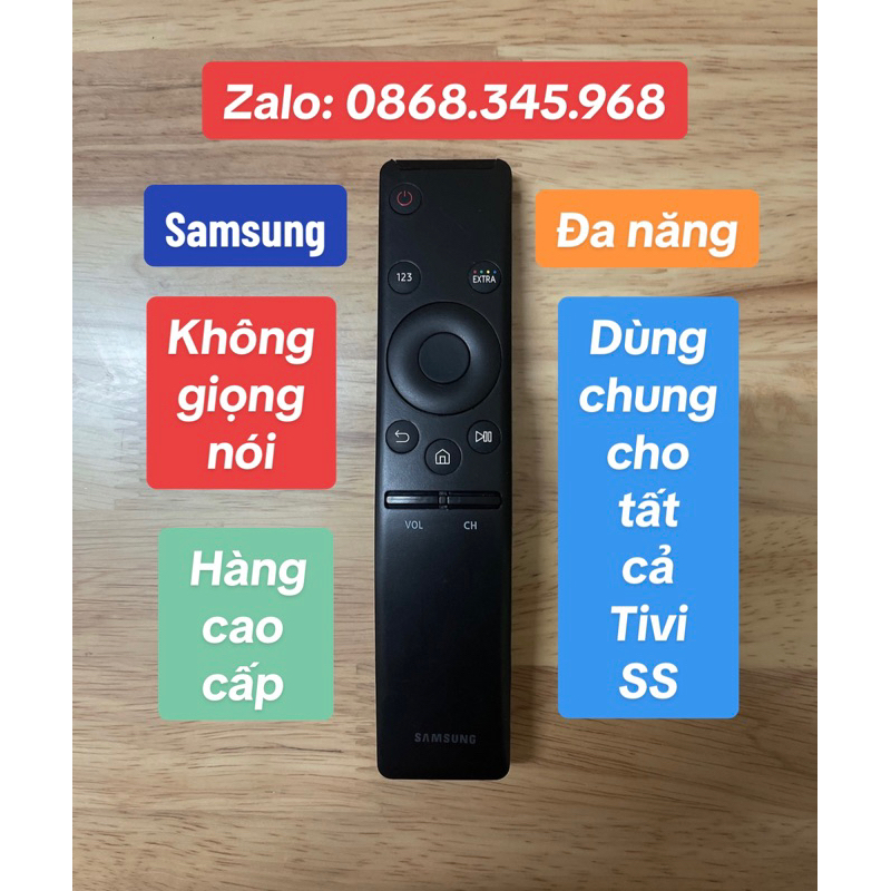 Remote điều khiển Tivi SamSung đa năng không giọng nói lưng cong