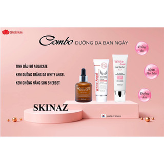 Bộ chăm sóc da ban ngày skinaz hàn quốc+ quà tặng