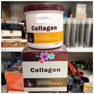 Kem Hấp Ủ Tóc Phục Hồi Chuyên Sâu Collagen Nhật Bản 500ml