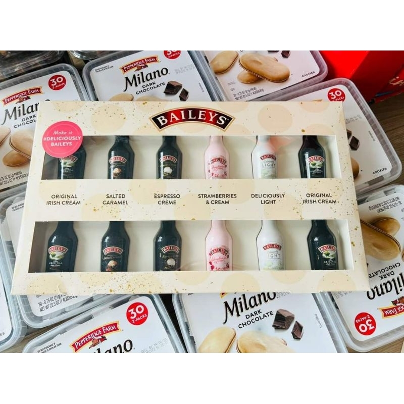 Set quà tặng 12 chai Bailey Mỹ