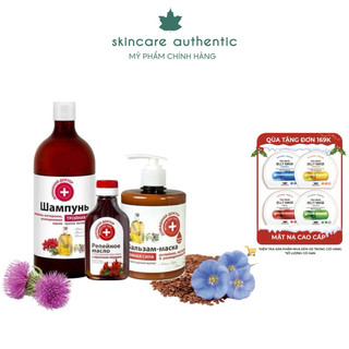 Dầu gội và xả ba tác động chống rụng tóc Domashnij Doctor