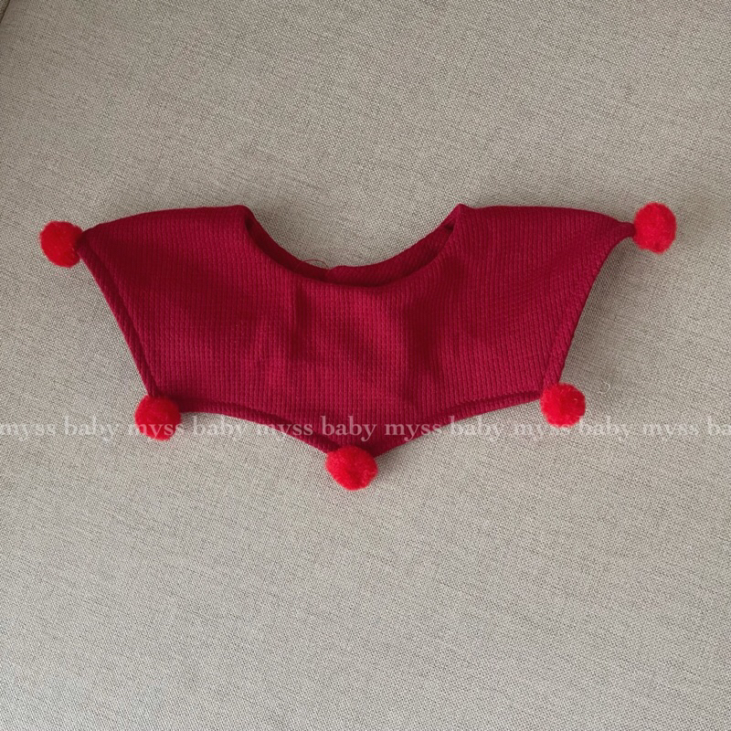 Yếm cho bé, phụ kiện tone đỏ Noel, Tết