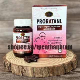 Viên uống cho mẹ bầu PRORATANL HD ROSTEX giúp bổ sung DHA, EPA, VITAMIN và KHOÁNG CHẤT cho mẹ bầu - Hộp 30 viên