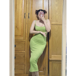 Đầm body khoét eo 2 dây ( Hoả tốc HCM )