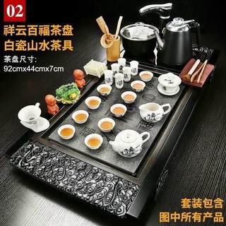 bàn trà điện 035 khung gỗ mặt đá