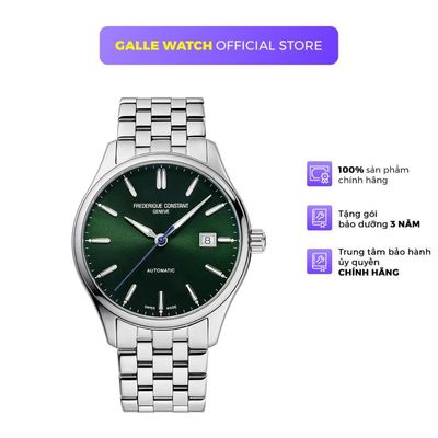 Đồng hồ cơ nam Frederique Constant FC-303GR5B6B chịu nước 5ATM, kính Sapphire, dây thép đeo tay sang trọng cao cấp