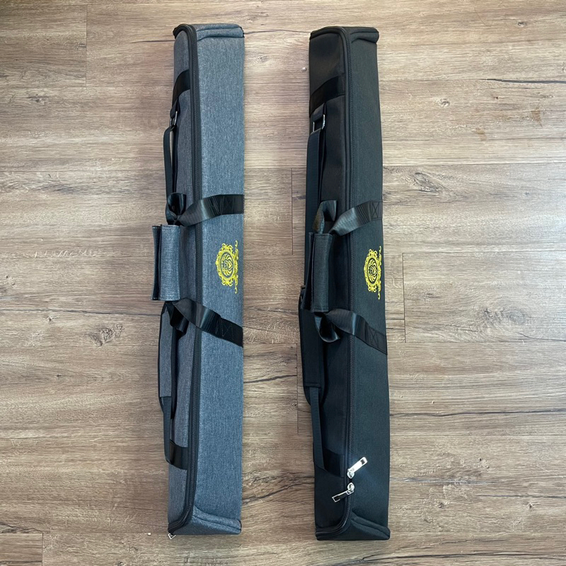 Bao đựng cơ bi a bida 3x3 tam giác logo sư tử hai màu sang trọng