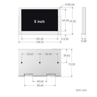  Màn hình hiển thị thông số PC WaveShare 5 inch 7 inch không cần AIda64 chỉ cần kết nối Usb Type C 