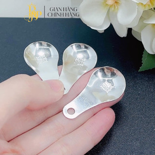  Thìa bạc BNP cạo gió đánh cảm chất liệu Bạc ta nguyên chất 