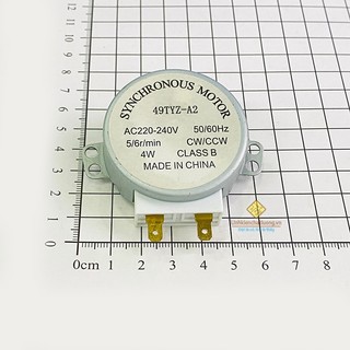 COMBO - 2 chiếc động cơ quay đĩa lò vi sóng 220V trục chữ thập