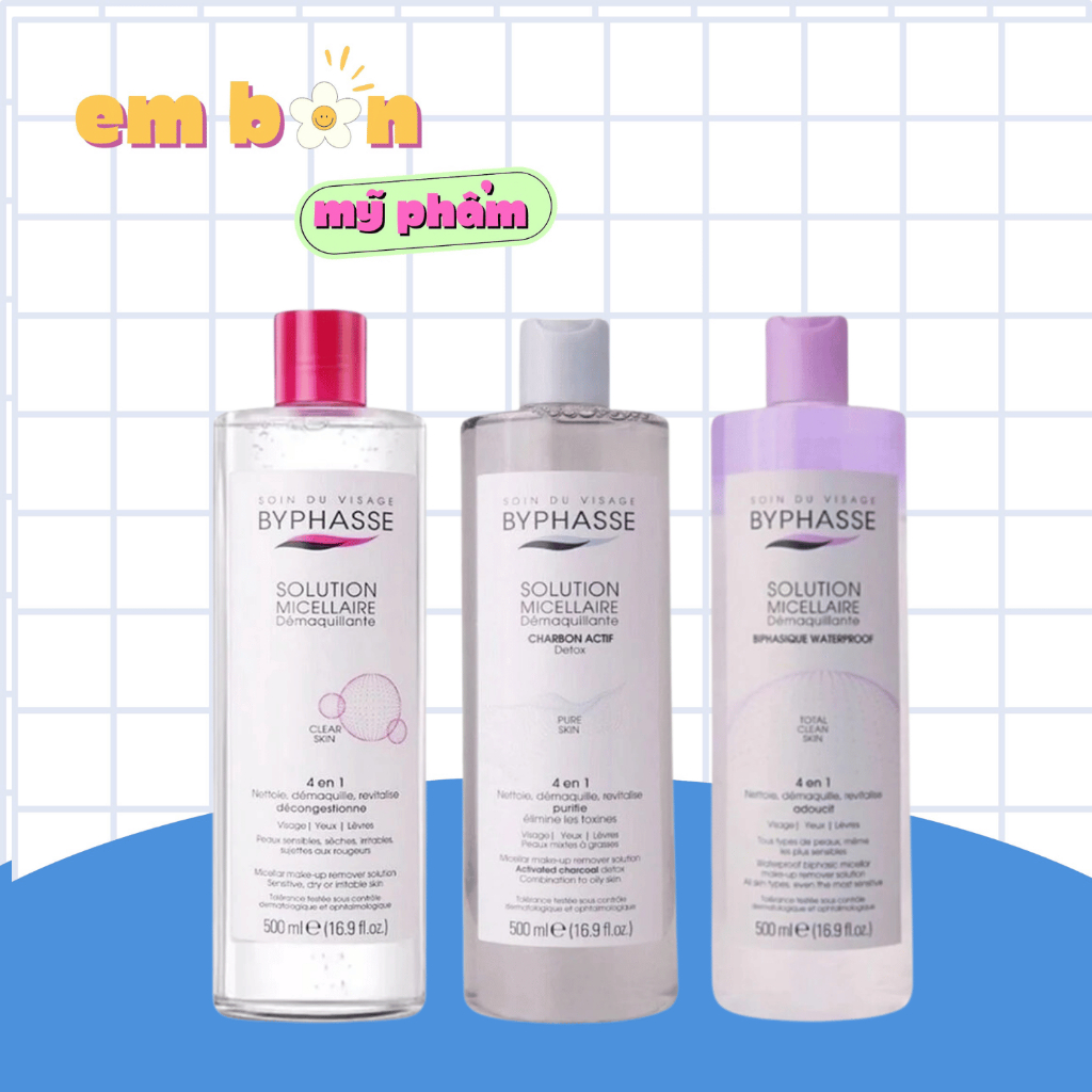 Nước Tẩy Trang Byphasse Solution Micellaire Face 500ml