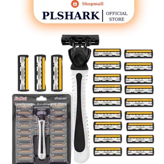  Dao Cạo Râu PTLUXURY Kèm 21 Lưỡi Cạo Râu Cực Sạch   HÀNG TỐT   