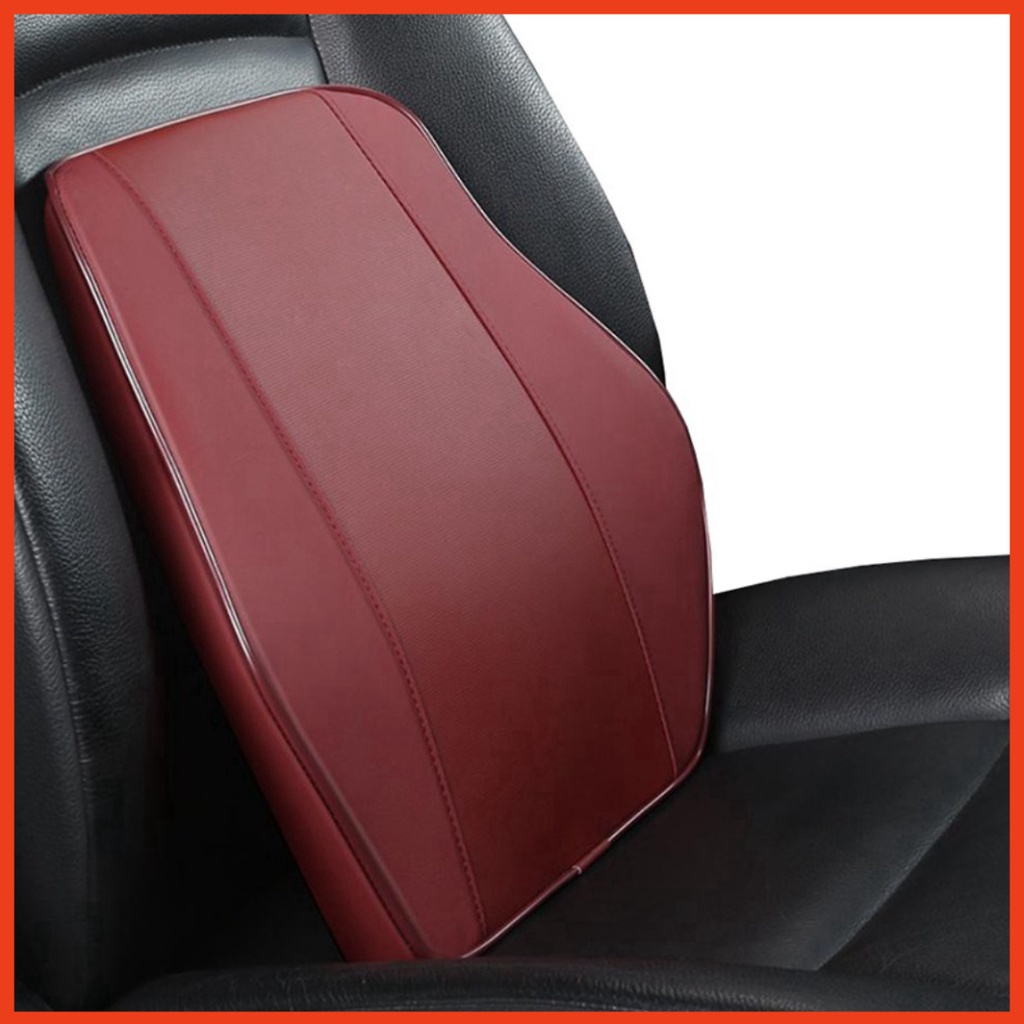 Gối tựa lưng, gối tựa đầu ô tô bằng da lõi cao su non cao cấp, gối tựa lựa đầu, tựa lưng văn phòng, bàn làm việc | BigBuy360 - bigbuy360.vn