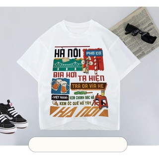 Áo thun unisex 63 Tỉnh Thành Hà Nội - Phố Cổ