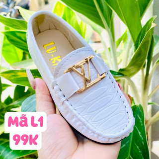 Giày lười bé trai cao cấp-VL