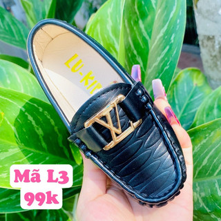 Giày lười bé trai cao cấp-VL