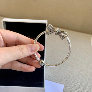Vòng tay bạc s925 moments pandora khóa nơ - lắc tay bạc s925 pan5031 fullbox