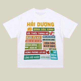 Áo thun unisex 63 Tỉnh Thành Hải Dương - hồ Bạch Đằng