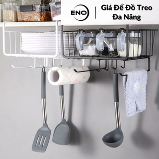 Giá treo đồ nhà bếp đa năng tiết kiệm không gian linh hoạt giá để đồ nhà bếp móc treo chắc chắn eno