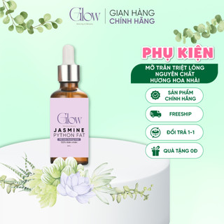 Mỡ trăn triệt lông nguyên chất hương hoa nhài giảm kích ứng, mờ rạn da, hỗ trợ triệt lông glowwaxing - 1097