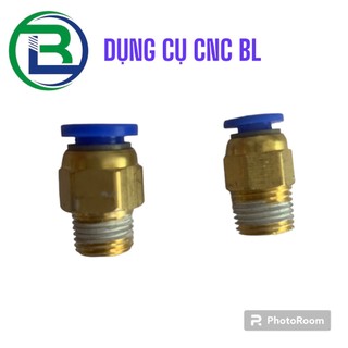 Phụ kiện Bình bơm dầu máy CNC: Vú bơm dầu và dây dẫn dầu phi 4mm phi 6mm
