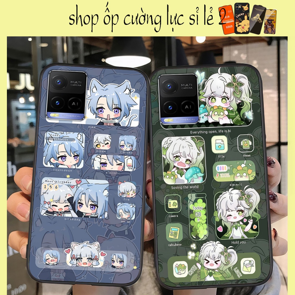 ốp lưng vivo y21 / vivo y21s / vivo y33s in hình Genshin Impact chibi