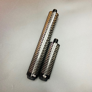 Nối cơ bida lỗ carbon, khúc nối đầu cơ bi a PERI chất liệu carbon 10cm và 20cm tặng kèm bumber.