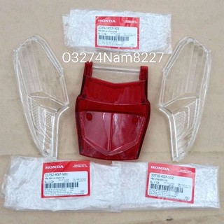  Bộ nắp chụp lái võ xi nhan đèn hậu xe WAVE BLADE 110 zin Honda 