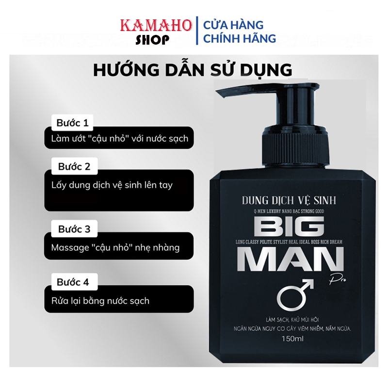 [ Chính Hãng ] Dung Dịch Vệ Sinh Nam Giới LONG MAN 150ml