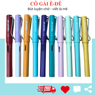  Bút máy luyện chữ đẹp Cánh Diều C02 viết calligraphy ngòi Zebra G trắng bút viết thanh đậm tốt bút luyện chữ cánh diều 