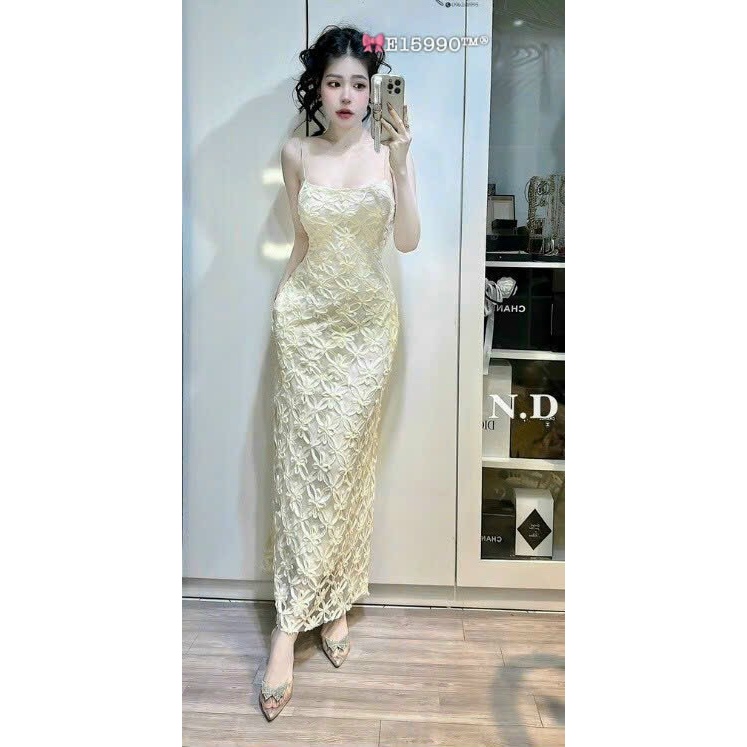 ĐẦM BODY REN HAI DÂY