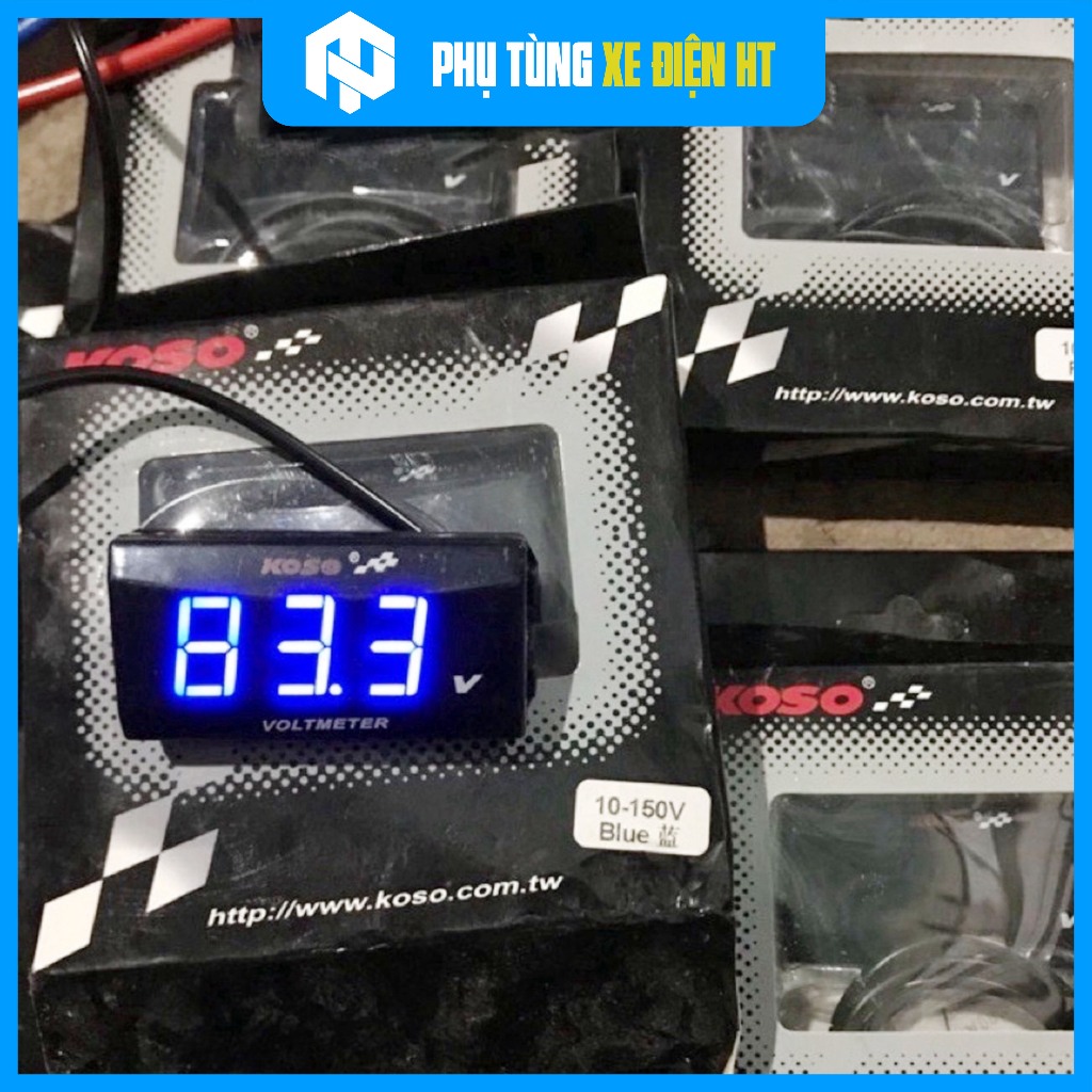 Báo vol koso 5v-150v hàng chính hãng Báo vol xe điện,xe máy điện 133,xmen,gogo,vespa | Xe Điện HT