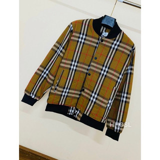 áo bomber dạ kẻ bbr