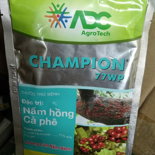 Champion 77wp gói 100 gram - thuốc trừ bênh nấm hồng, thán thư - dạng hạt