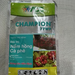 CHAMPION 57.6 DP gói 100 gram - Thuốc trừ bệnh Sương mai, phấn trắng, thán thư trên cây trồng