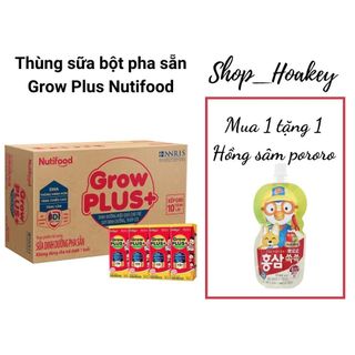 Thùng sữa bột pha sẵn nutifood growplus+ suy dinh dưỡng - trên 1 tuổi - tăng cân, tăng chiều cao