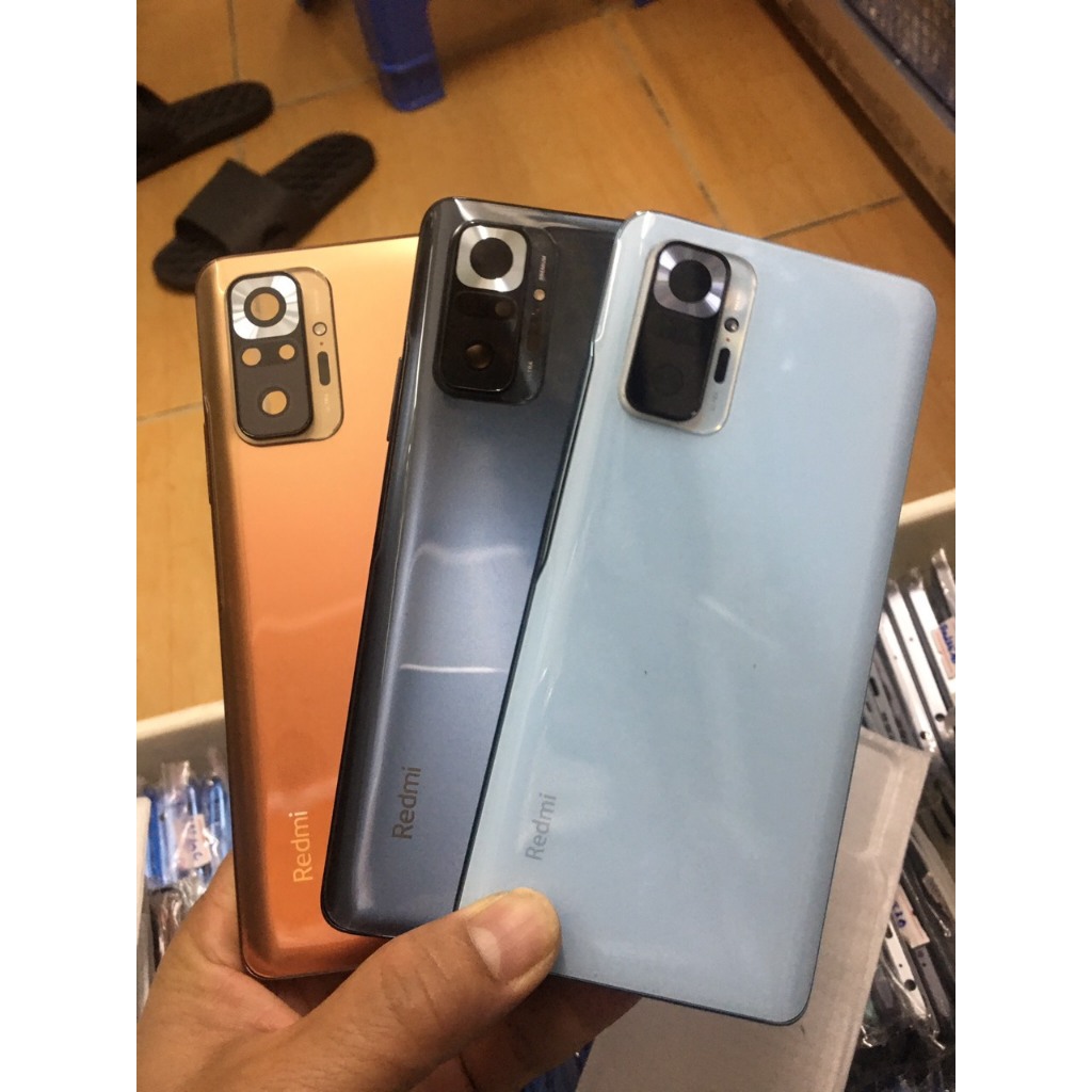 vỏ redmi note 10 pro viền + nắp lưng + kính camera
