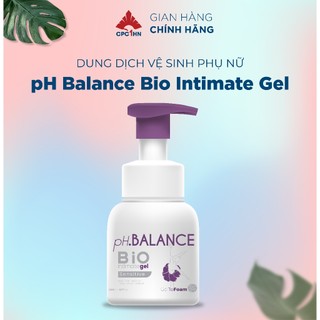 Dung Dịch Vệ Sinh Phụ Nữ ph.BALANCE Bio Intimate Gel Giảm Ngứa, Khử Mùi, Làm Dịu Kích Ứng Bảo Vệ Da Chai 200ml