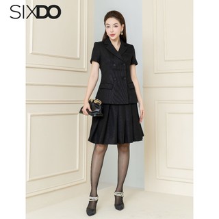 Chân váy xòe xếp li sixdo