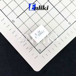 Điện trở sứ 0.33r 5w loại đứng