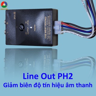  Line out cho loa sub bộ giảm biên độ tín hiệu AV cho loa siêu trầm âm ly ô tô chính hãng Hiếu Ô Tô 